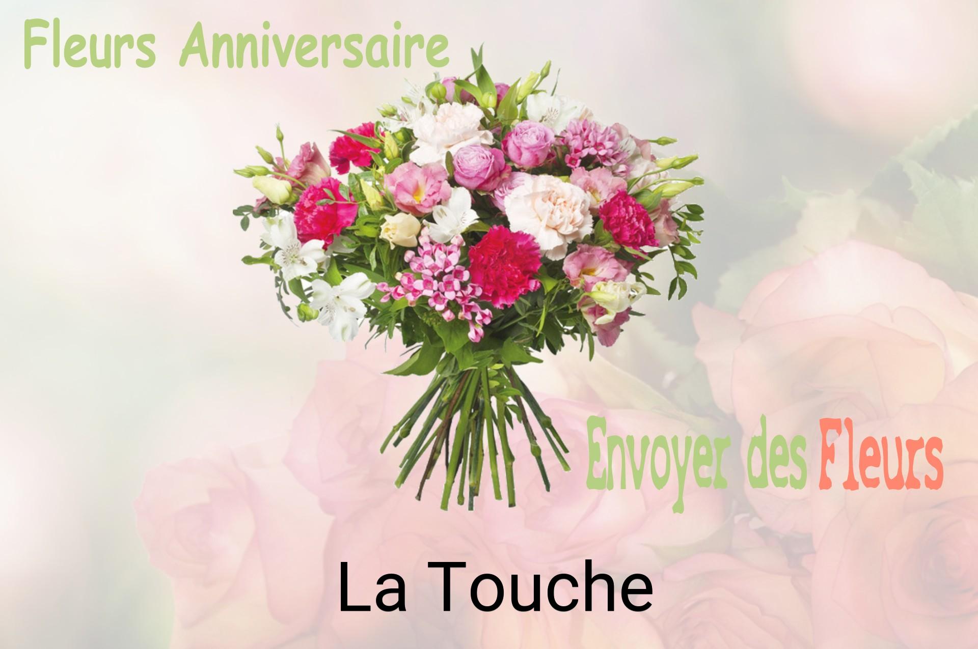 Bouquet de fleurs d’anniversaire livré à La Touche