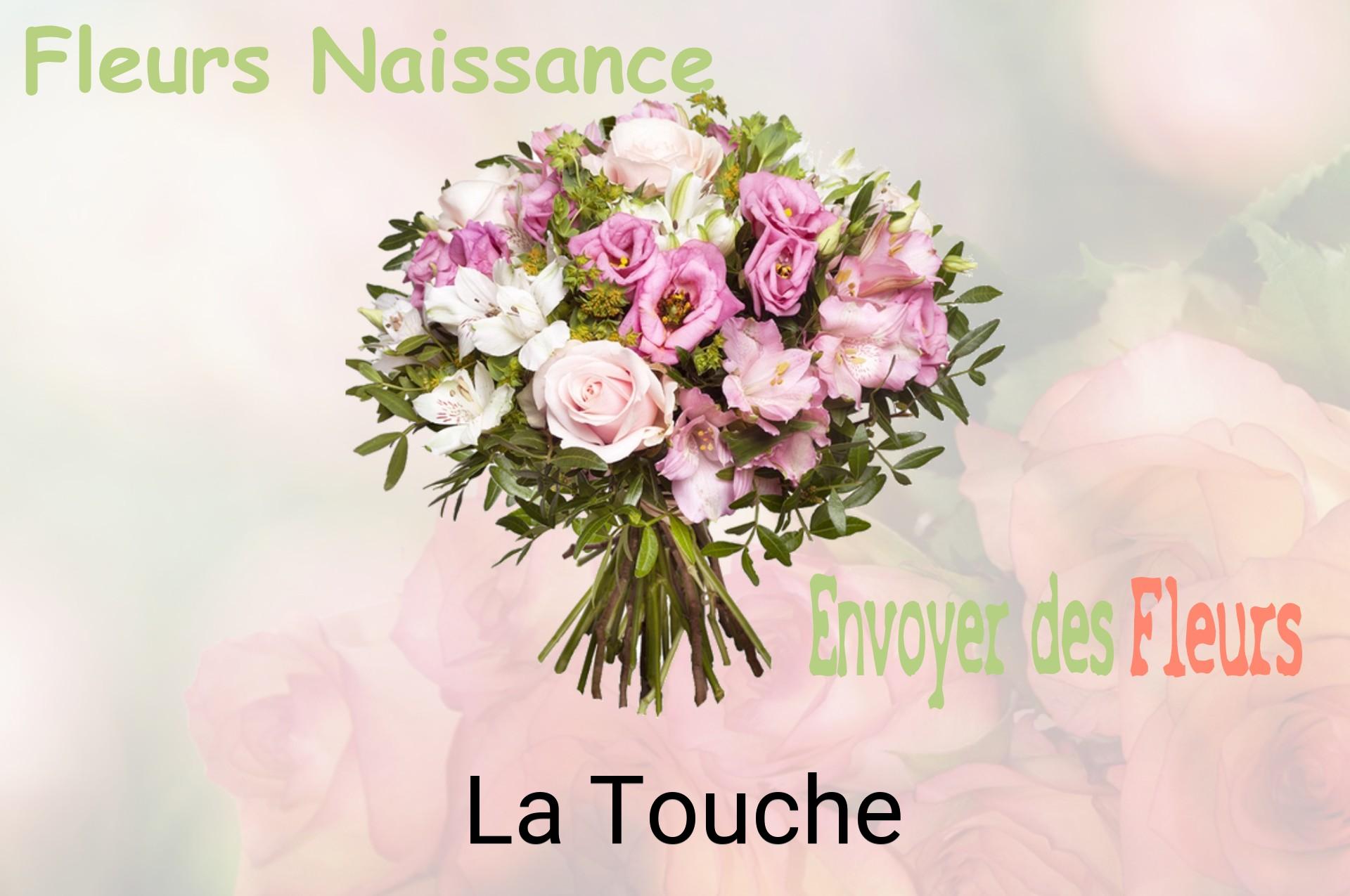 Bouquet de fleurs de naissance livré à La Touche